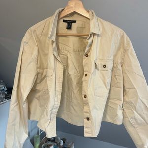 Forever 21 Cropped Overshirt